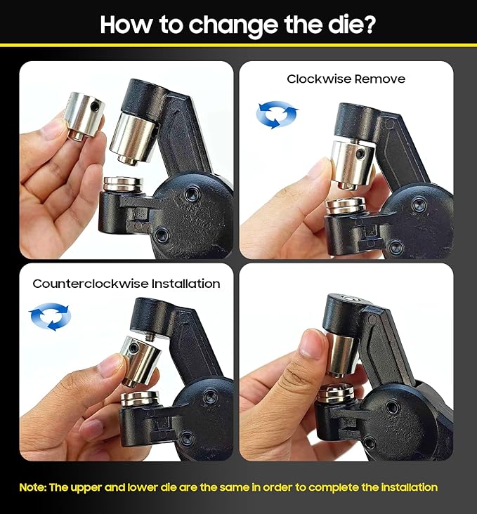 Grommet Tool Kit 1/2 1/4 3/8 Multi-Size Hole Punch, 600 Pcs Heavy Duty Grommets Tool Kit, Eyelets and Grommets for Tarps, Fabric Rings, Leather, Tents, Vinyl, Canvas and so on