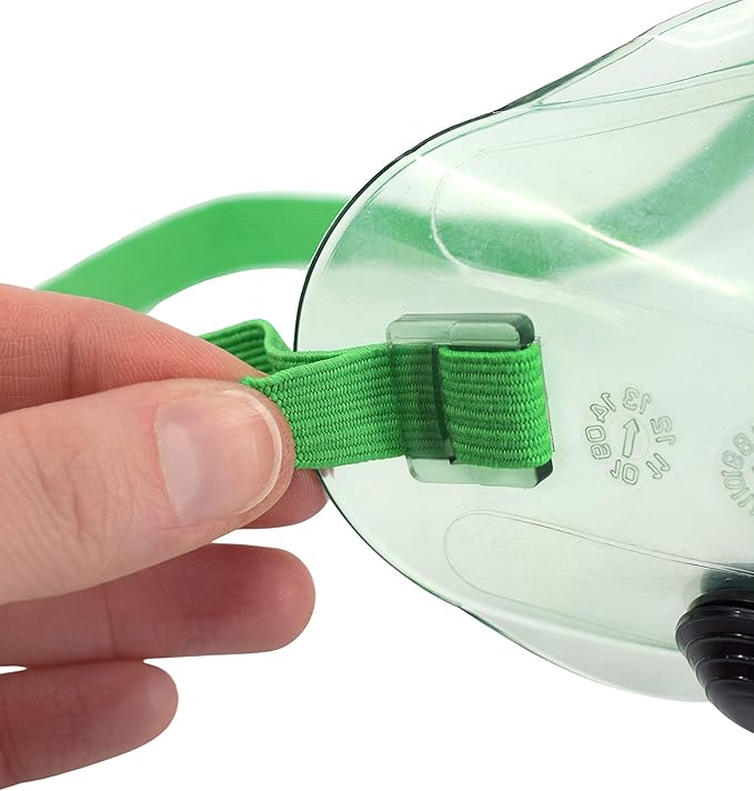 EISCO Safety Goggles - Indirectly Vented, Anti-Fog, UV Protection - Flexible Frame - Ideal for Lab Use - Fits Over Eyeglasses