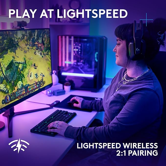Logitech G502 X LIGHTSPEED Wireless Gaming Mouse & G515 LIGHTSPEED TKL Wireless Gaming Keyboard, Fully Programmable RGB Low-Profile Keyboard & Mouse Combo PC/Mac - Black