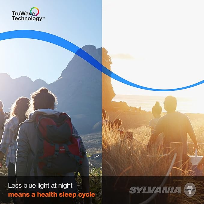 SYLVANIA LED TruWave Natural Series A19 Light Bulb, 75W Equivalent, Efficient 11W, 1100 Lumens, Dimmable, Clear, 2700K, Soft White - (Pack of 6) (40807)