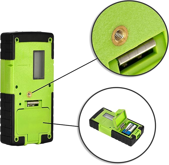 Adir Laser Level Self Leveling - Green Beam Rotary Lazer leveler Tool with Dual Axis Manual Slope, Vertical and Horizontal Alignment, Dustproof and Water Resistant For interior/exterior installations