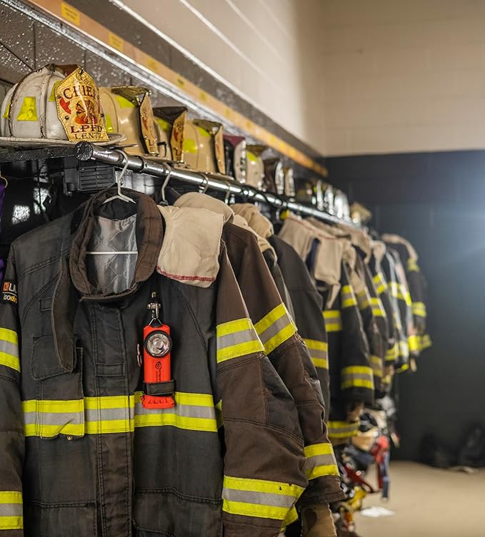 Streamlight 90950 Survivor X 250-Lumen Right-Angle Firefighter's Flashlight with Three (3) "AA Alkaline Batteries, Orange