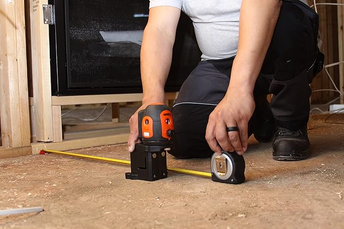 Johnson Level & Tool 40-6680 Self-Leveling 5 Beam Laser Dot, Red, 1 Laser