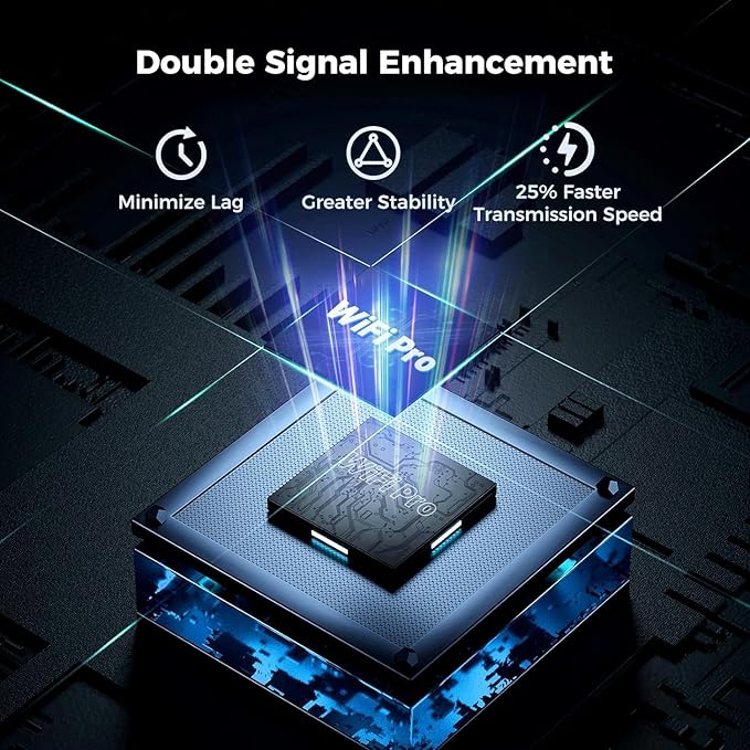 Hiseeu 5MP Wireless Pro Security Camera System with 12" LCD Monitor and 3T HDD Outdoor Use 24/7 Recording Motion Detection Color Night Vision 2 Way Audio Expandable 10CH 8MP NVR Plug and Play