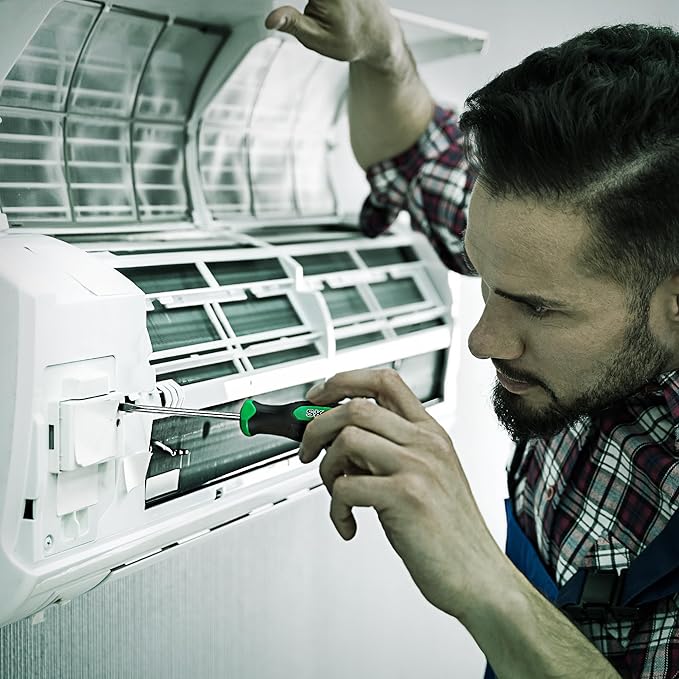 SK 6-Piece Slotted Screwdriver Set, Magnetic Screwdriver Set, S2 Steel, SureGrip Handle