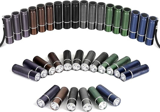 FASTPRO 36-Pack Flashlights Set, Aluminum LED Flashlights Include AAA Batteries & Lanyard, Super Bright 100 Lumen Flashlight for Party Favors, Camping, Hurricane Supplies
