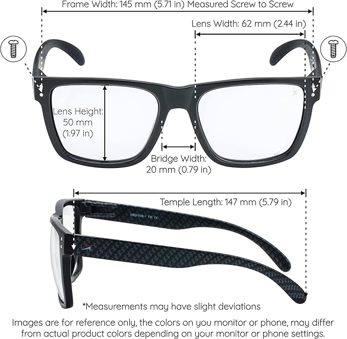 X Power ANSI Z87+ Extra Large Weekenders Safety Sunglasses Impact Resistant Polycarbonate Lens & Frame (Made In Taiwan)