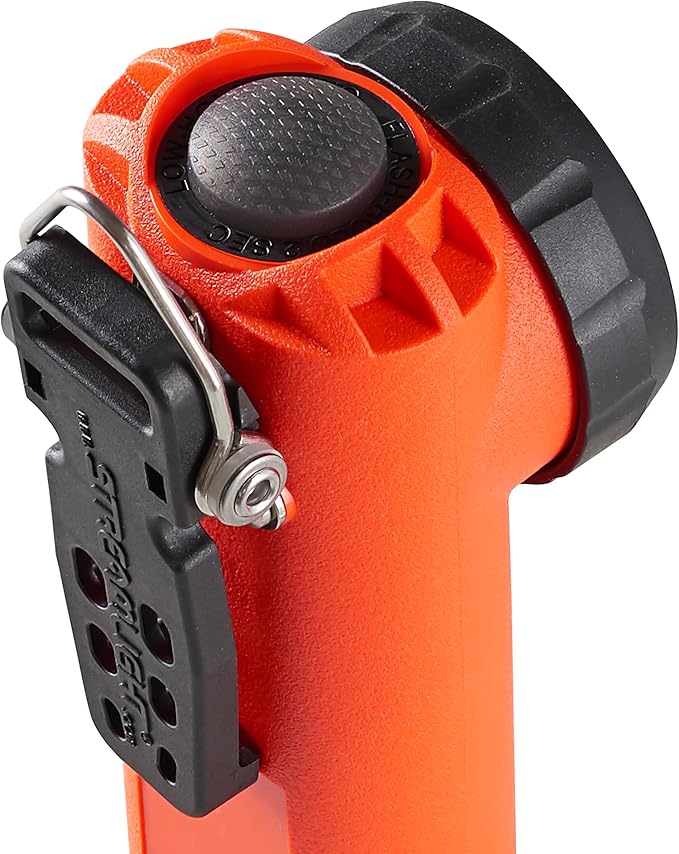 Streamlight 90950 Survivor X 250-Lumen Right-Angle Firefighter's Flashlight with Three (3) "AA Alkaline Batteries, Orange