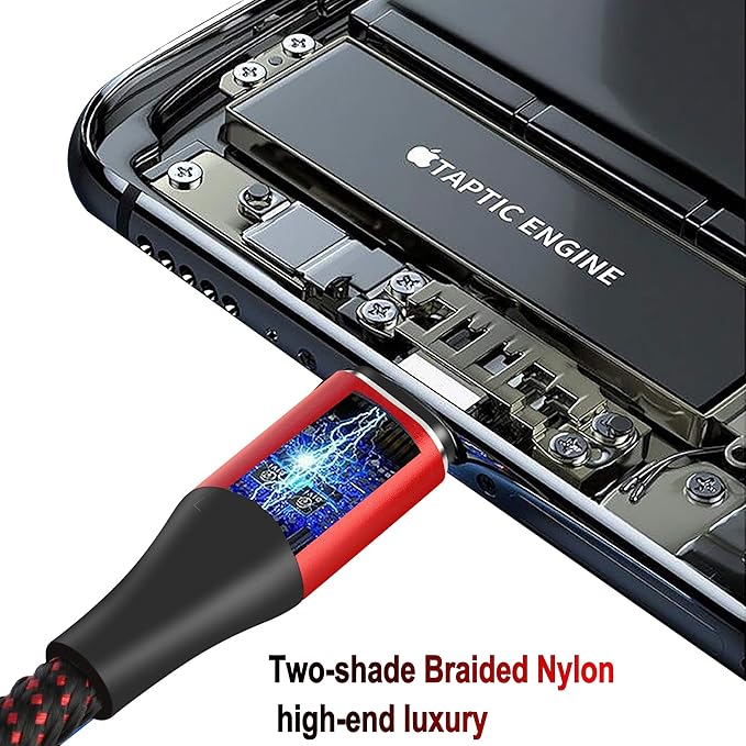 AJY for Lightning to USB Charging Cable 3ft, 3Pack for Apple MFi Certified Phone Charger Cord for iPhone 14/13/12/11 Pro/Max/X/XS/XR/8 Plus/7/6/5S/SE/5/ for IPad/Air 2/Mini 3 Foot Charge