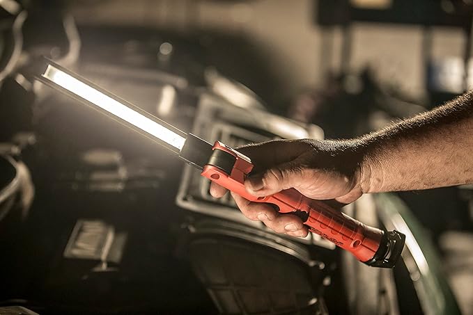 Streamlight 76800 Stinger Switchblade 800-Lumen Rechargeable Mult-Function Compact Light Bar with USB Cable, Red