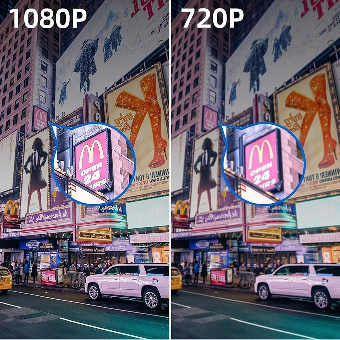 Security Camera System: firstrend Wireless Cameras for Home Security 1080P 8CH with 4 pcs 2MP Cam Full HD 1TB HDD 24/7 Recording Surveillance Night Vision Motion Alert APP CCTV