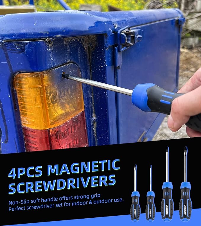 62 Piece Tools Set, General Household Tool Kit with Storage Toolbox, Basic Tool Set for Home, Garage, Apartment and Dorm