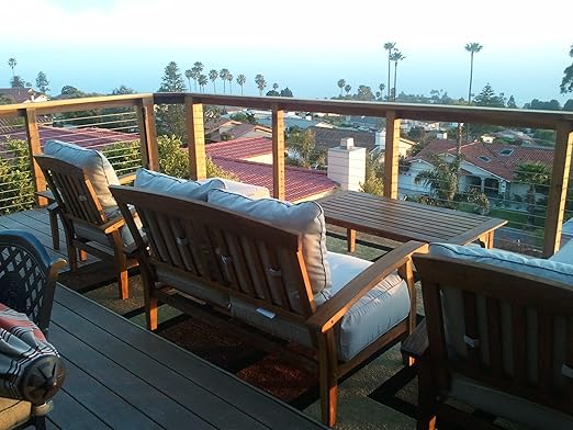 Cable Railing Stainless Steel Protector Sleeves for Wood and Composite Posts for 1/8", 5/32" or 3/16" Cables (Lot of 10)