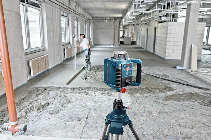 BOSCH LR1 650 Ft Red-Beam Rotary Laser Receiver, Includes Mounting Bracket & 9V Battery