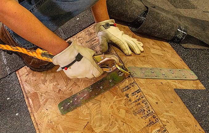 Guardian 01320 50 ft Vertical Lifeline Assembly (VLA) with Adjustable Rope Grab and Shock Absorber | OSHA Compliant