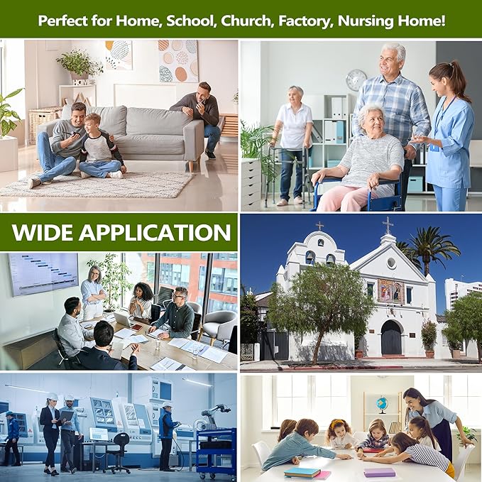 TRJ 2 PCS Thermostat Lock Box with Key, Large Thermostat Cover with Lock for Thermostat on Wall, AC Control Lock Box Cover with Key, Air Conditioner Lockbox Fits Thermostats 5" H x 6" W or Smaller