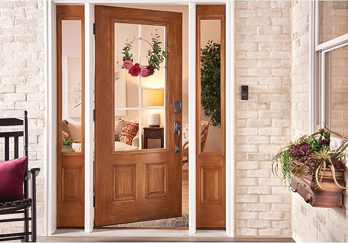 Schlage Encode Smart WiFi Deadbolt Lock for Front Door - Keyless Entry with App or Touchscreen - Works with Alexa, Hey Google, & Airbnb - Create Codes for Guests - Aged Bronze