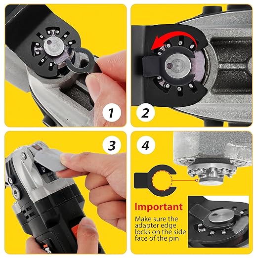 12PCS Titanium Oscillating Saw Blades, Multitool Blades for Wood, Plastic and Soft Metal Nails, Oscillating Tool Blades Kits Fit Dewalt, Bosch, Ryobi, Milwaukee, Rockwell