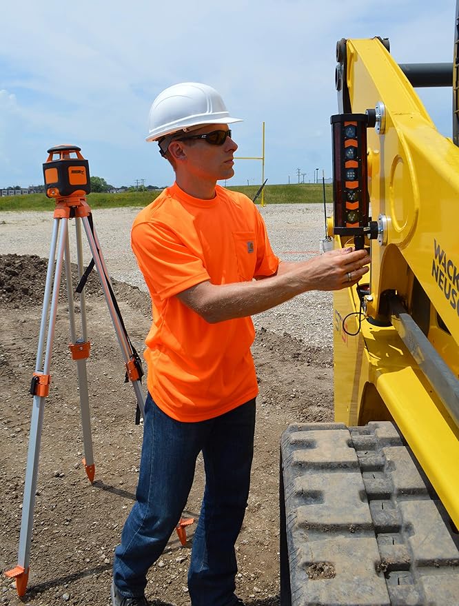 Johnson Level & Tool 40-6791 Machine Mountable 360 Degree Detector with Clamp and Magnet, 360°, Red Beam, 1 Laser Detector