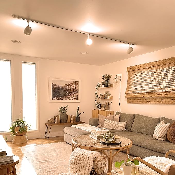 Feit Electric BR30/927CA/AG 65W Equivalent WiFi Dimmable, No Hub Required, Alexa Google Assistant BR30 Smart LED Light Bulb, 5" H x 3.72" D, 2700K Soft White