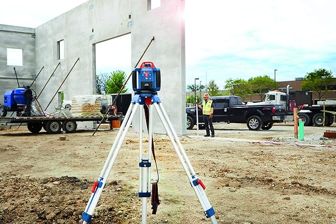 BOSCH LR10 500 Ft Red-Beam Rotary Laser Receiver, Includes Mounting Bracket & 9V Battery