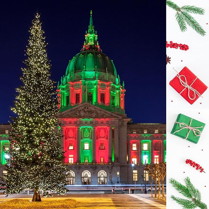 ALIDE Red Green MR11 GU4 Led Bulbs,Replace 10W 20W 35W Halogen,12V 3W Red Green MR11 for Christmas Holiday Decoration Outdoor Landscape Lighting,30 Deg,6 Pack Mix