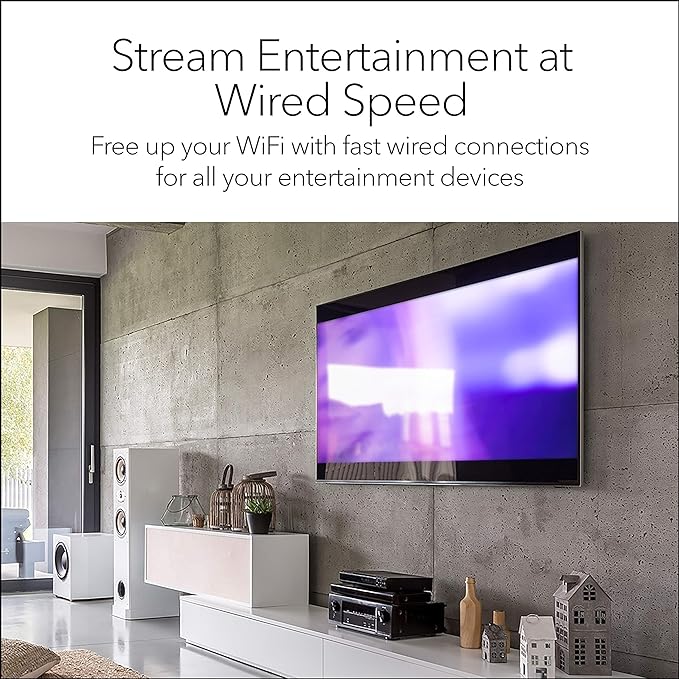 NETGEAR 5-Port Gigabit Ethernet Unmanaged Essentials Switch (GS305) - Home Network Hub, Office Ethernet Splitter, Plug-and-Play, Silent Operation, Desktop or Wall Mount