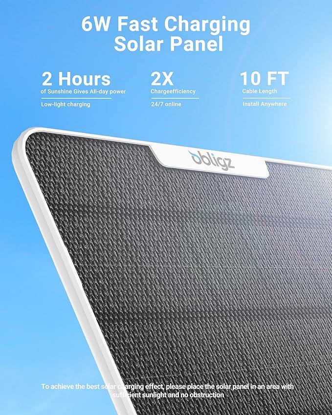 AOV Security Camera Wireless Outdoor with 6W Solar Panel,24/7 Recording Camera for Home Security, WiFi 6, 2K Solar Cameras Outdoor Wireless, 360°PTZ with Night Vision,Auto Tracking