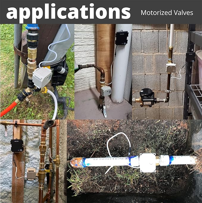 NSF Certified YoLink X3 Valve Controller Kit, 3/4" Stainless Ball Valve, LoRa Long Range, 10+ Year Lithium, D2D with Leak Sensors & Fob, Alexa/IFTTT/Home Assistant, Hub Required