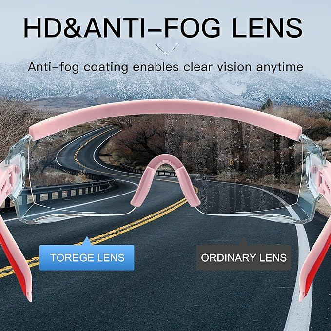 Safety Glasses Over Eyeglasses Anti Fog Safety Goggles Protective Glasses With Adjustable Frame For Men Women