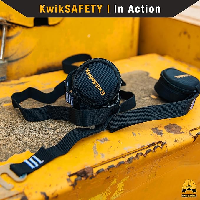 KwikSafety - Charlotte, NC - MARMOSET Trauma Straps [2 PAIR] Fall Protection OSHA Comfort Suspension Safety Device & Arrest System Attachment For Body/Legs Relief Compact, Lightweight, Quick Connect