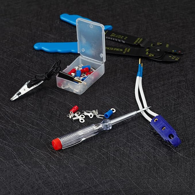 CARTMAN 122 Piece Auto Tool Accessory Set Tool Kit Set Electric Tool Set Drive Socket and Socket Wrench Sets Blue