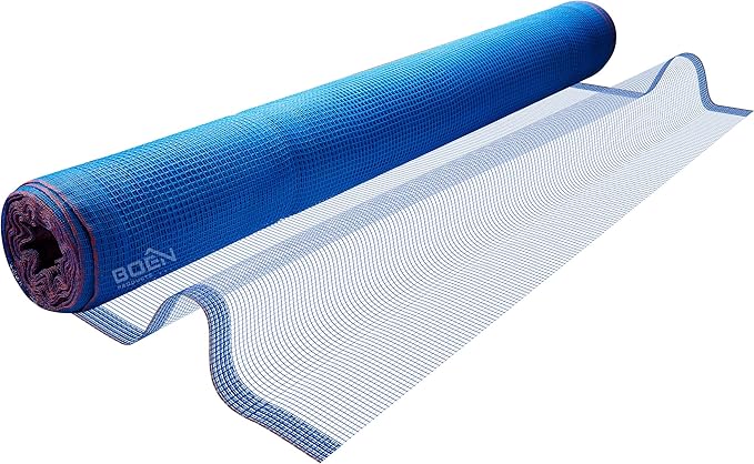 Debris Safety Netting Fire Retardant (4' x 150', Blue)