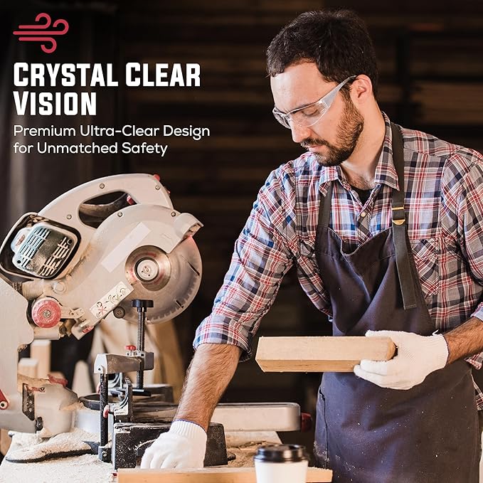 Hyline Anti-Fog Color Safety Glasses Variety, Impact Resistant, Polycarbonate, Anti-Scratch