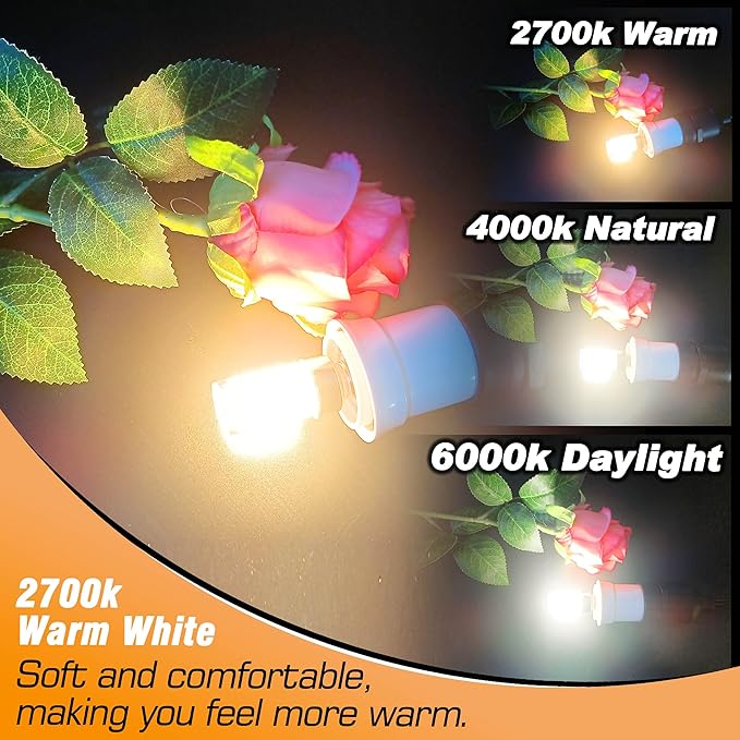 E12 Candelabra LED Light Bulbs 60 Watt Equivalent 6W 2700K Warm White 550lm Non-dimmable 120 Volt C7 T6 E12 Small Base for Chandeliers Pendant Ceiling Fan Lighting Table Salt Lamp, 4 Pack