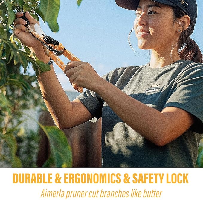 Gardening Tool Set of 5 Heavy Duty Aluminum Garden Tools with Non-Slip Rubber Grip, Fashion Garden Bag, Durable Hand Tools for Garden, Weeding, Gardening Gifts for Women,Men - Daisy