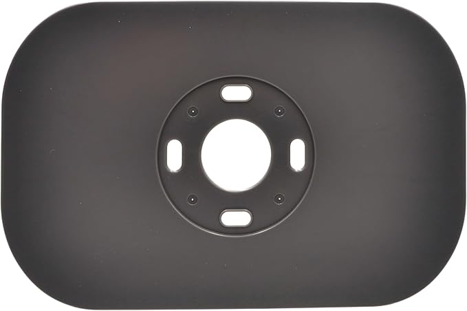 MODERN WAVE - Google Nest Thermostat Wall Plate Imperfections Cover 1-Pack (Rectangular, Grey)