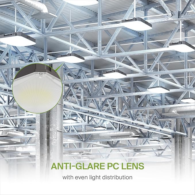 ASD LED Slim Canopy 40/60/70W 120-277V 0-10V Dimmable 140Lm/W 3000/4000/5000K Bronze UL DLC Premium