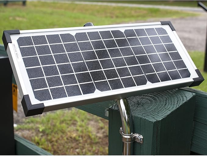 Ghost Controls Heavy-Duty Solar Automatic Gate Opener Kit for Driveway Swing Gates with Long-Range Solar Gate Opener Remote - Model TDS2XP