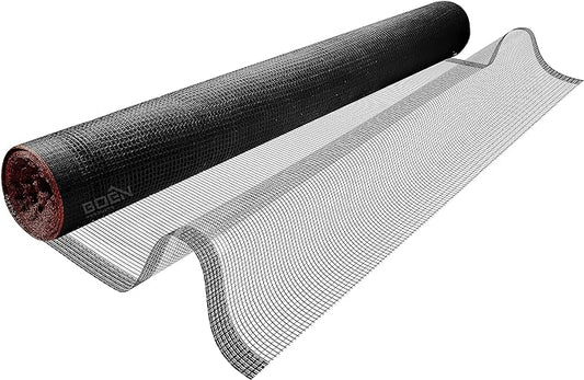 Debris Safety Netting Fire Retardant (4' x 150', Black)