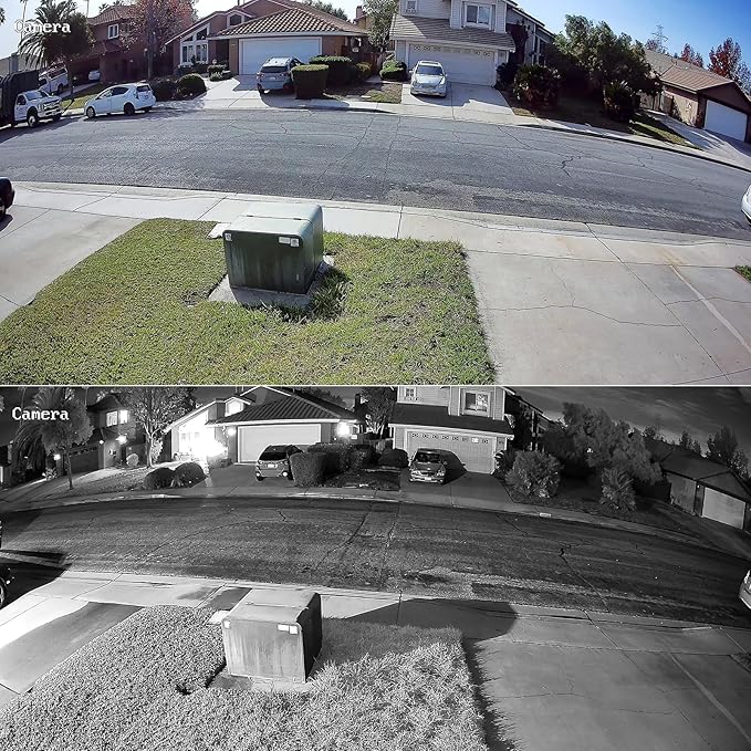 Security Camera System with Monitor, 8CH 8MP 4K NVR with 2TB HDD, 6X Bullet Wired 5MP PoE IP Camera with Mic IP67 for Home Outdoor, Night Vision, Smart AI Human Detection, PB37FM06-5M