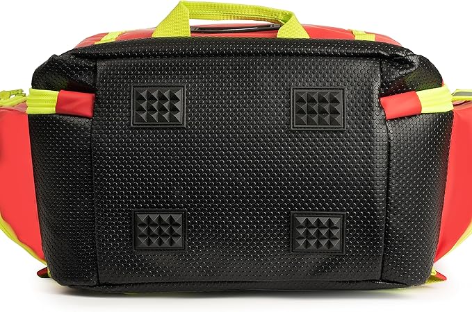 Scherber Fully-Stocked Premium First Responder Backpack | EMT/EMS Medic Trauma, Bleeding & Oxygen Medical Kit | CAT Tourniquet, QuikClot 4x4, HyFin Chest Seal & 250+ First Aid Supplies - Red