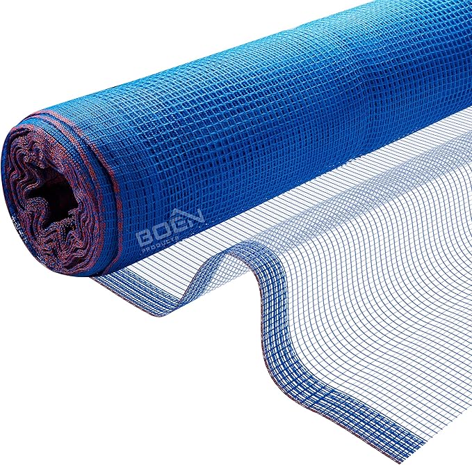 Debris Safety Netting Fire Retardant (4' x 150', Blue)