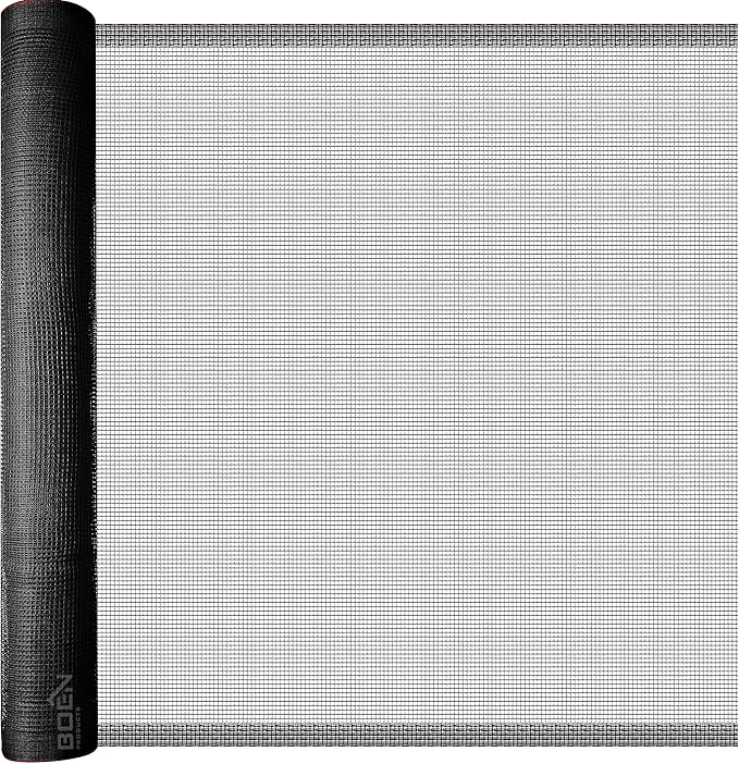 Debris Safety Netting Fire Retardant (4' x 150', Black)