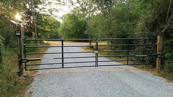 GC GHOST CONTROLS Heavy-Duty Automatic Gate Opener Kit for Swing Gates with Long-Range Gate Opener Remote - Model TDS2